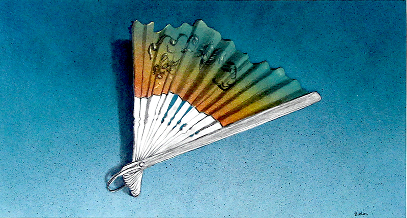 A sketch of a fan